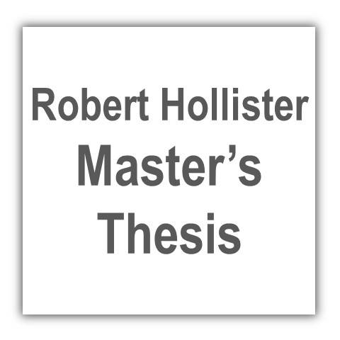 Robert Hollister Master's Thesis